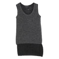 RAG & BONE Womens Grey & Black Wool Blend Tank Dress Sleeveless S Simple Casual