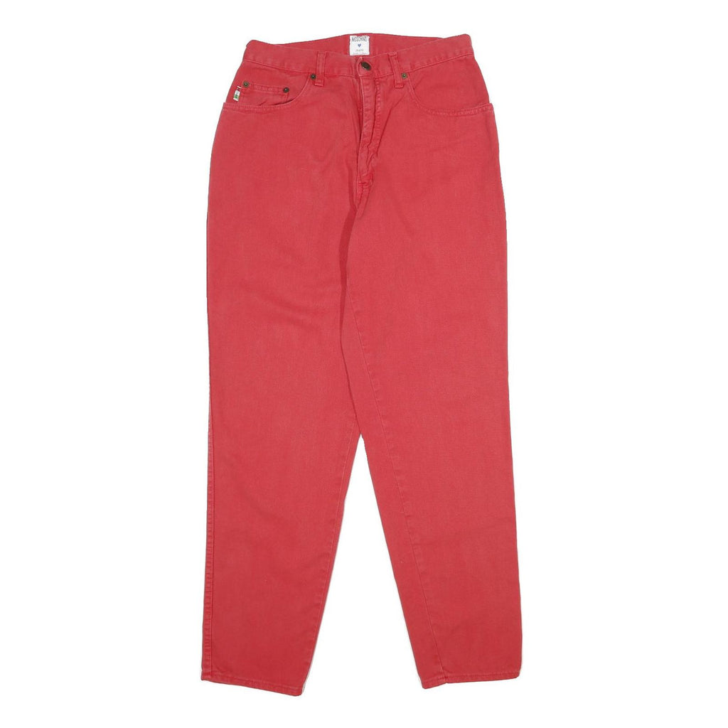 MOSCHINO Womens Classic Red Jeans Denim W28 L31 Stylish Comfortable Casual