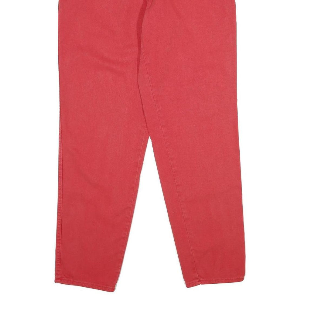 MOSCHINO Womens Classic Red Jeans Denim W28 L31 Stylish Comfortable Casual