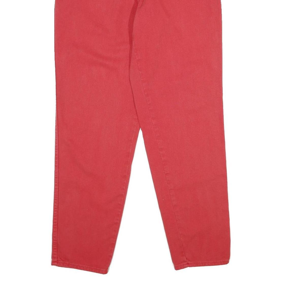 MOSCHINO Womens Classic Red Jeans Denim W28 L31 Stylish Comfortable Casual