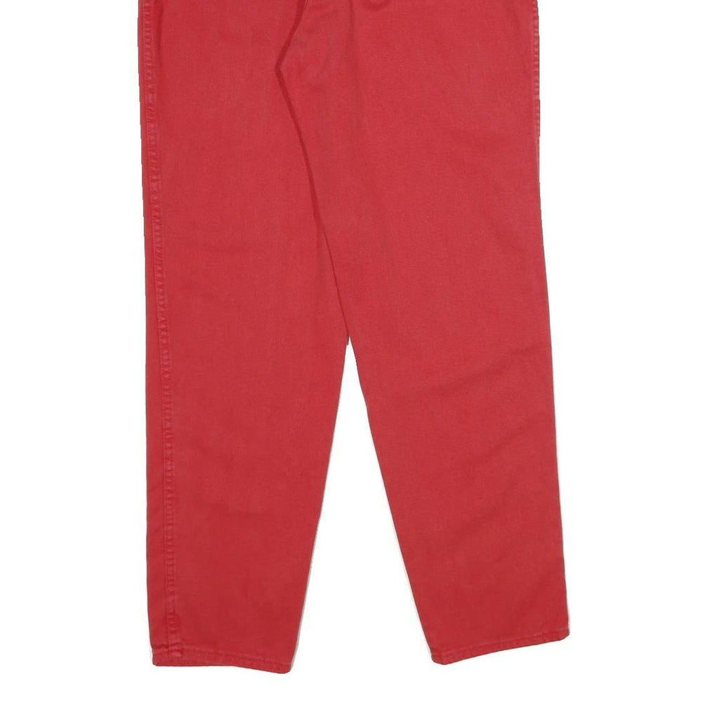 MOSCHINO Womens Classic Red Jeans Denim W28 L31 Stylish Comfortable Casual