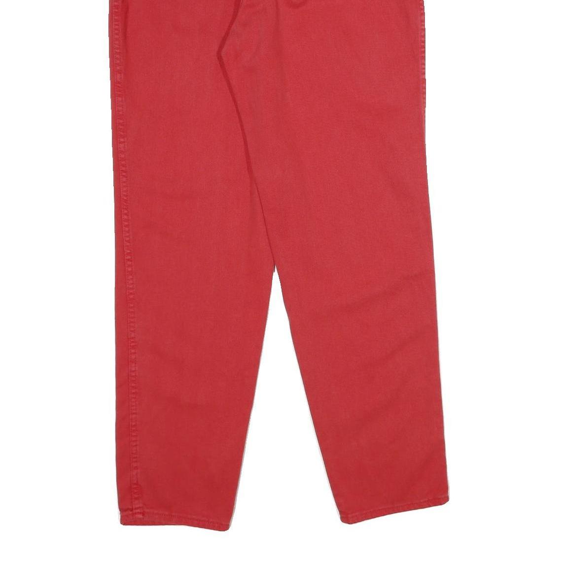 MOSCHINO Womens Classic Red Jeans Denim W28 L31 Stylish Comfortable Casual