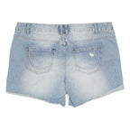 KRISP Womens Denim Blue Distressed Shorts 2XL W38 Casual Summer Wear