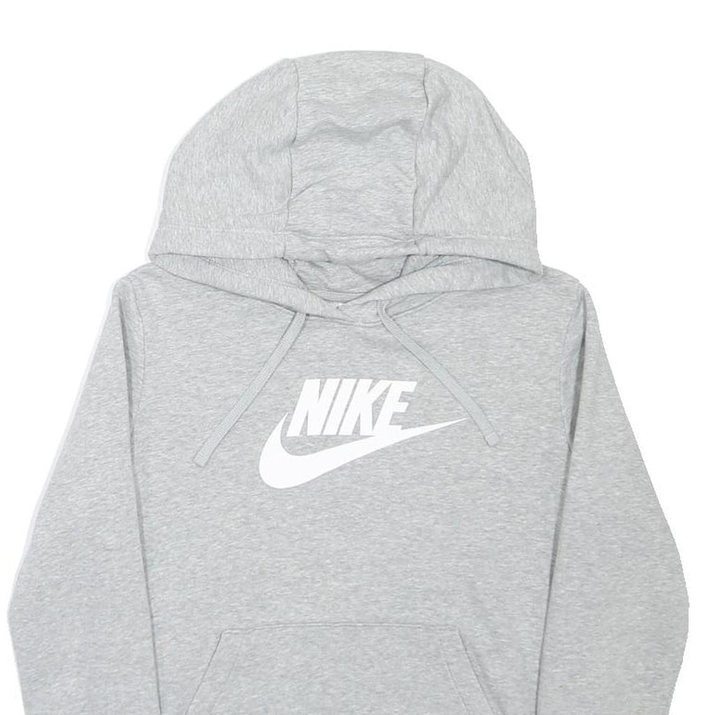NIKE Mens Grey Pullover Hoodie XS Cotton Blend Casual Sweatshirt