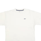 REEBOK Mens White Casual T-Shirt XL Short Sleeve Crew Neck Logo
