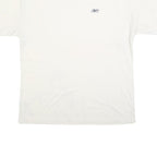 REEBOK Mens White Casual T-Shirt XL Short Sleeve Crew Neck Logo