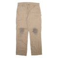 CARHARTT Carpenter Mens Trousers Beige Relaxed Straight W36 L32