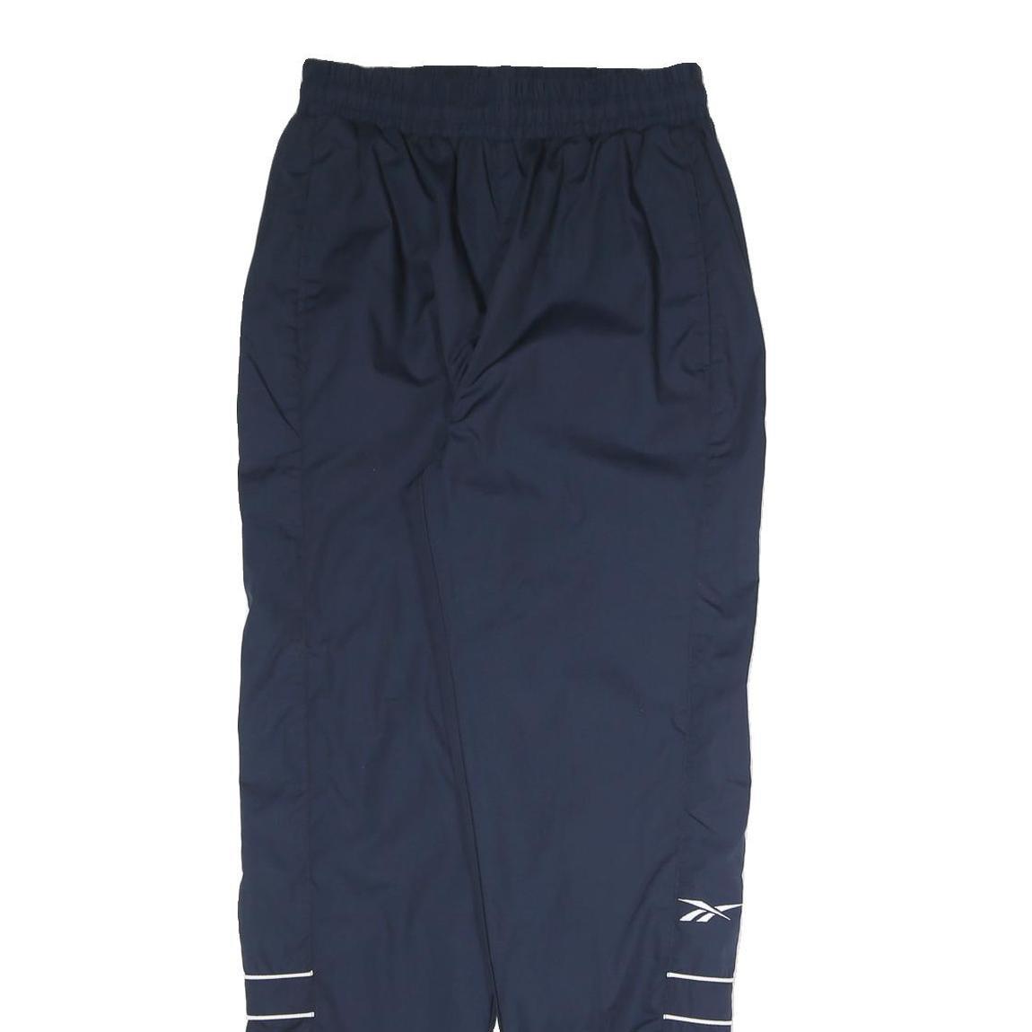 REEBOK Mens Joggers Navy Blue Slim Tapered M W27 L31 Sports Casual Wear