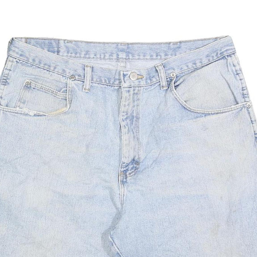 WRANGLER Mens Denim Blue Casual Shorts M W34 Lightweight Comfort Fit