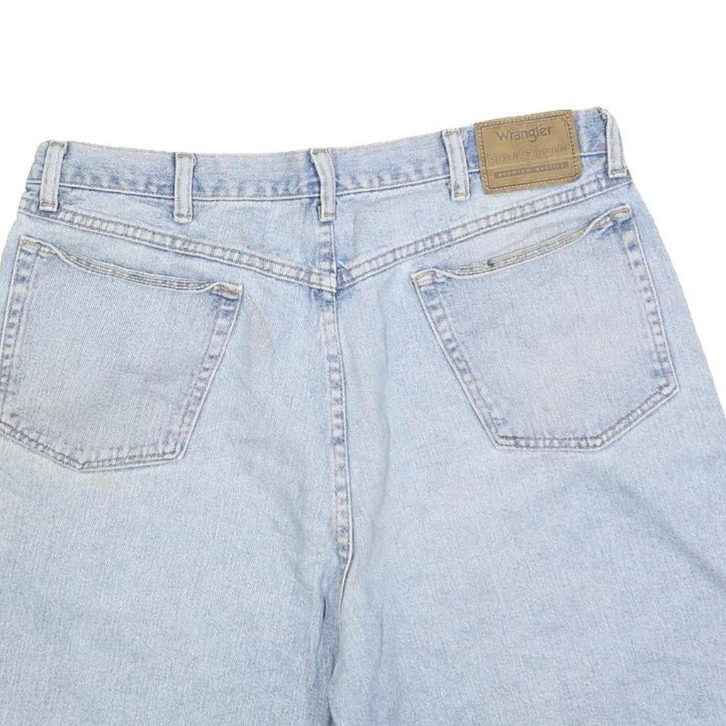 WRANGLER Mens Denim Blue Casual Shorts M W34 Lightweight Comfort Fit