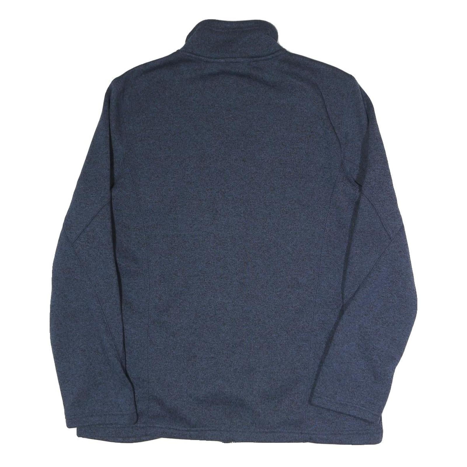 CRIVIT Mens Blue Polyester Blend Zip Jacket XL Casual Outdoor Lightweight Layer