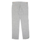 REISS Chino Womens Trousers Grey Regular Straight W34 L32