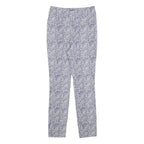 PHASE EIGHT Womens Cotton Blend Blue & White Slim Skinny Trousers W26 L27