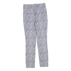 PHASE EIGHT Womens Cotton Blend Blue & White Slim Skinny Trousers W26 L27