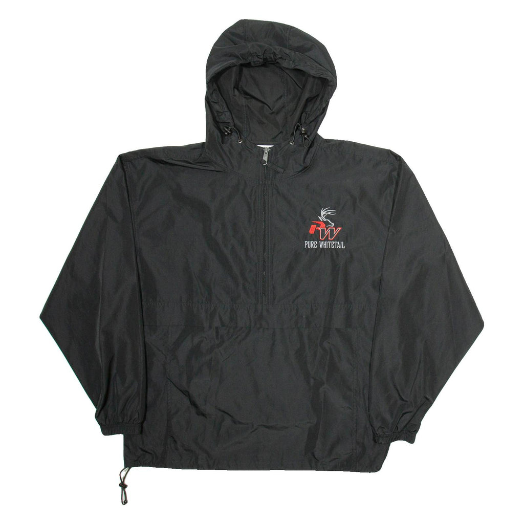 CHAMPION Pure White Tall Mens Track Jacket Black L