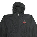 CHAMPION Pure White Tall Mens Track Jacket Black L