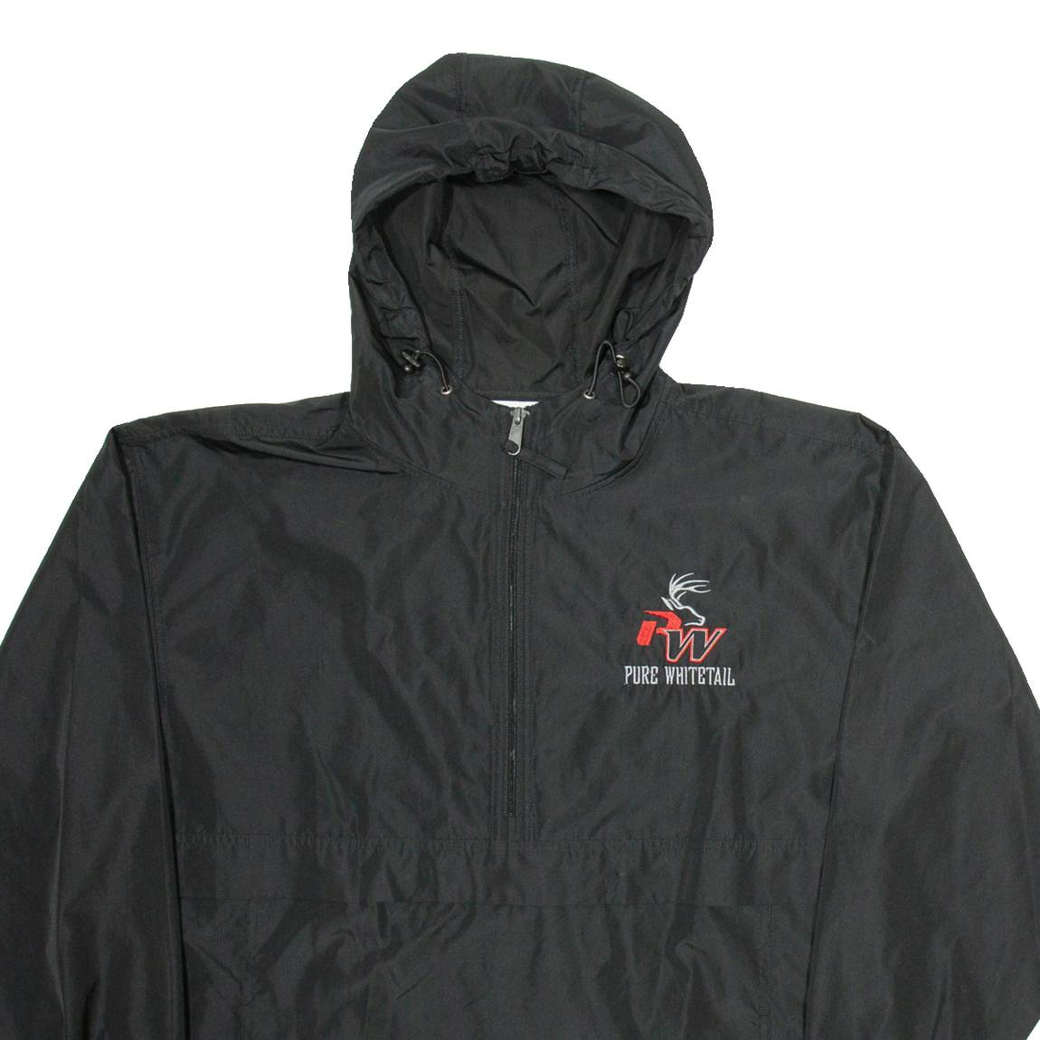 CHAMPION Pure White Tall Mens Track Jacket Black L