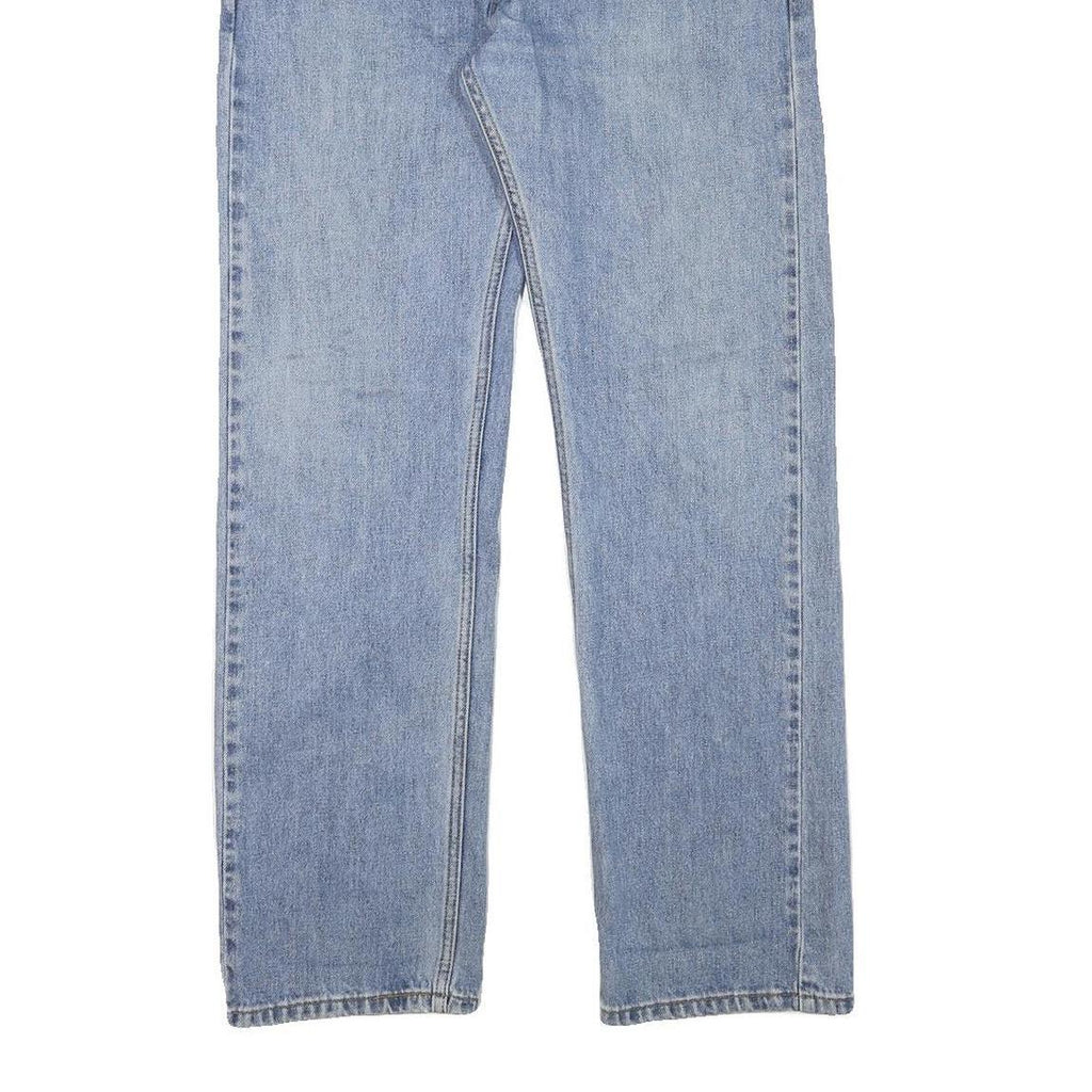 LEVI'S 505 Mens Jeans Blue Regular Straight Denim Medium W34 L32 Classic Fit
