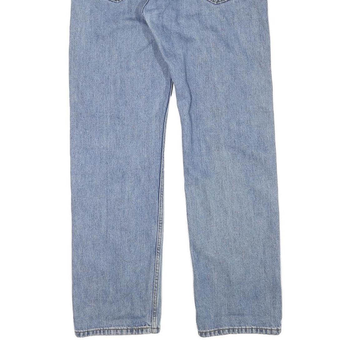 LEVI'S 505 Mens Jeans Blue Regular Straight Denim Medium W34 L32 Classic Fit