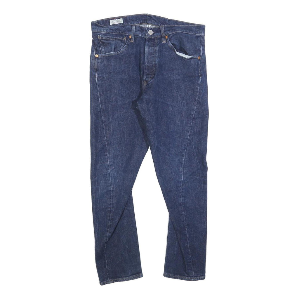 LEVI'S LEJ 512 Mens Jeans Blue Slim Skinny Denim Raw W32 L25 Zip Cotton Blend