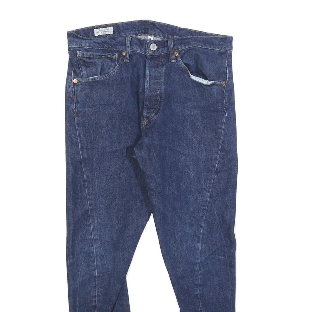 LEVI'S LEJ 512 Mens Jeans Blue Slim Skinny Denim Raw W32 L25 Zip Cotton Blend