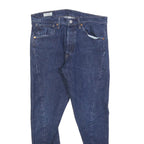 LEVI'S LEJ 512 Mens Jeans Blue Slim Skinny Denim Raw W32 L25 Zip Cotton Blend