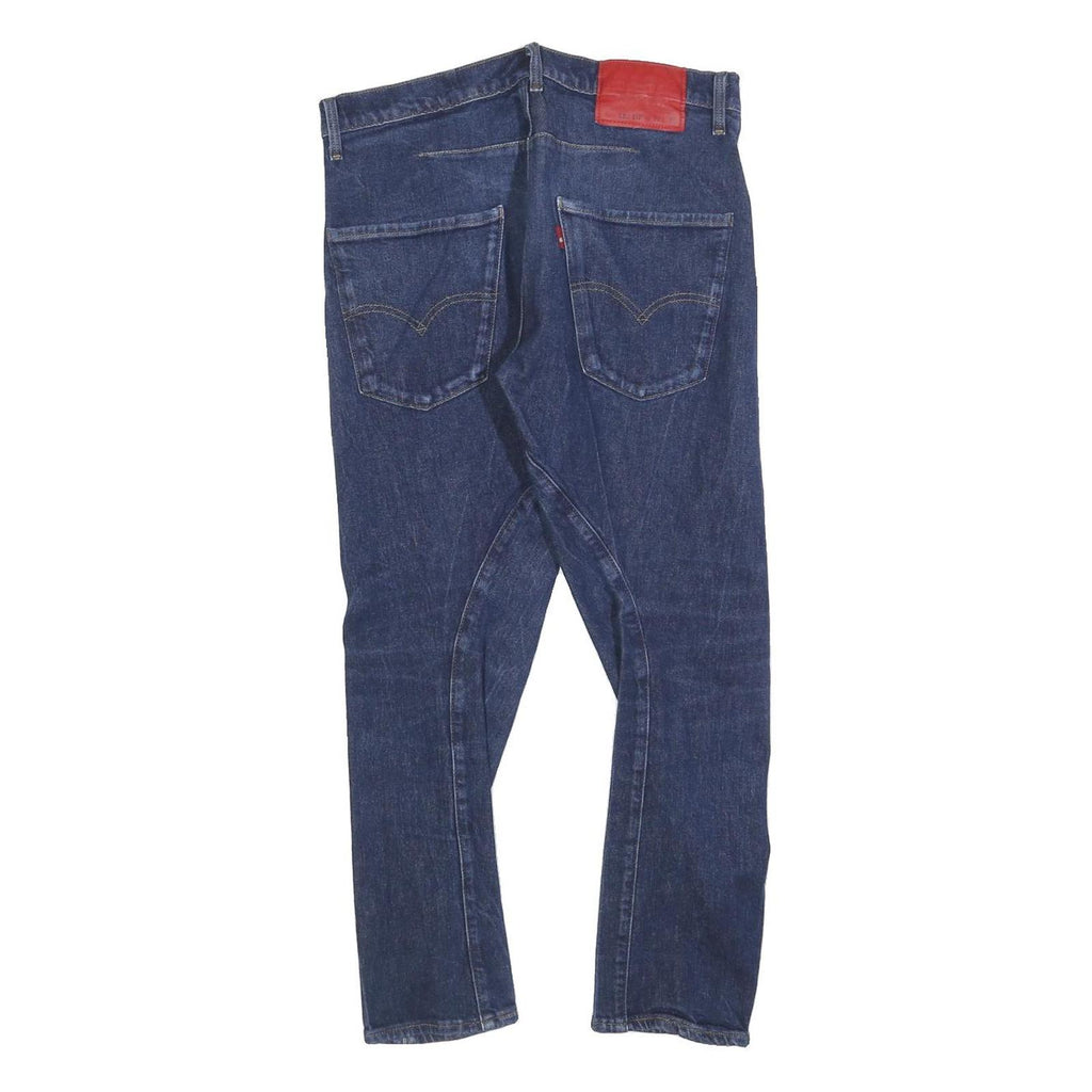 LEVI'S LEJ 512 Mens Jeans Blue Slim Skinny Denim Raw W32 L25 Zip Cotton Blend