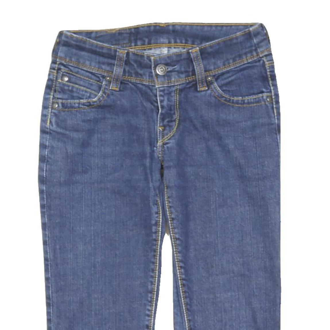 LEVI'S Womens Blue Denim Casual Capris Shorts XS W26 Cropped Style