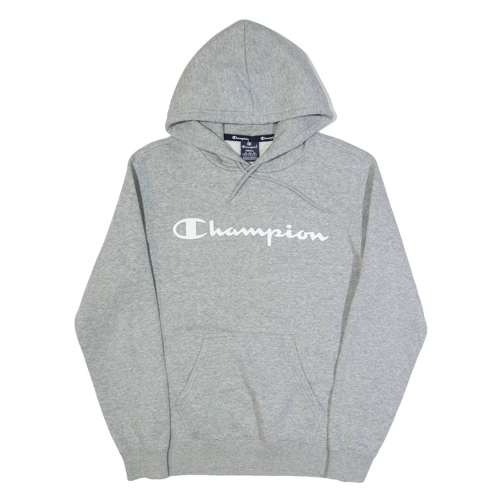 CHAMPION Mens Grey Hoodie S