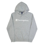 CHAMPION Mens Grey Hoodie S