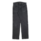 WRANGLER Mens Black Regular Straight Denim Medium W31 L34 Classic Cotton Blend