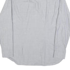 TOMMY HILFIGER Mens Grey & Pink Shirt L Slim Fit Cotton Blend Casual Shirt