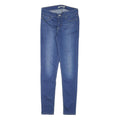 LEVI'S Womens Blue Slim Skinny Denim Jeans W27 L30 Stretch Cotton Blend Zip