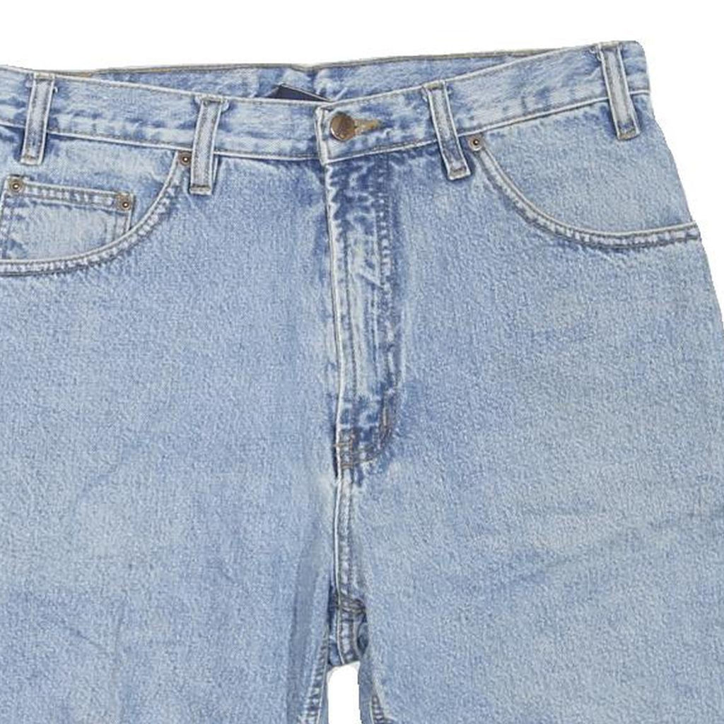 ROUTE 66 Mens Shorts Blue Denim Casual M W34 Lightweight Comfort