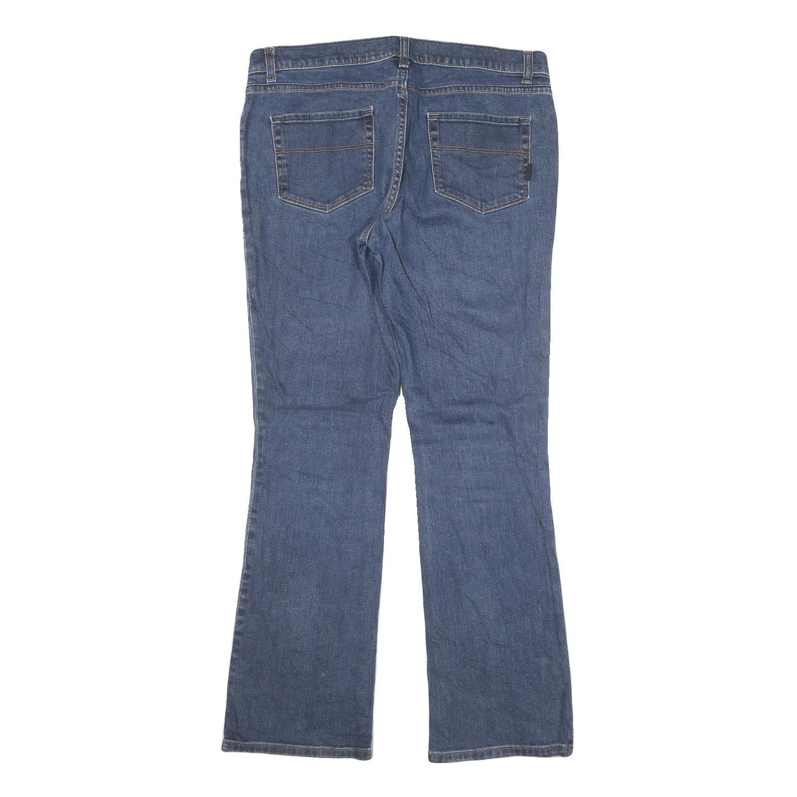 PATAGONIA Womens Regular Blue Denim Jeans W34 L31 Zip Comfortable Casual