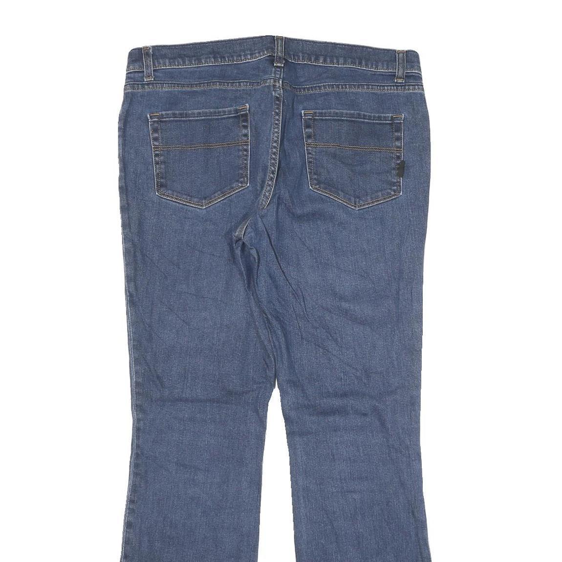 PATAGONIA Womens Regular Blue Denim Jeans W34 L31 Zip Comfortable Casual