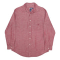 CHAPS RALPH LAUREN Mens Red Cotton Shirt M Classic Button-Up Pocket