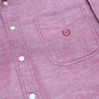 CHAPS RALPH LAUREN Mens Red Cotton Shirt M Classic Button-Up Pocket
