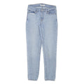 LEVI'S 711 Womens Jeans Light Blue Slim Skinny Denim W26 L27 Stretch Zip
