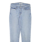LEVI'S 711 Womens Jeans Light Blue Slim Skinny Denim W26 L27 Stretch Zip