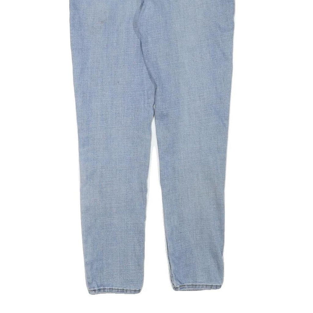 LEVI'S 711 Womens Jeans Light Blue Slim Skinny Denim W26 L27 Stretch Zip