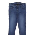 GUESS Womens Blue Slim Skinny Denim Rinse W27 L26 Stretch Cotton Jeans