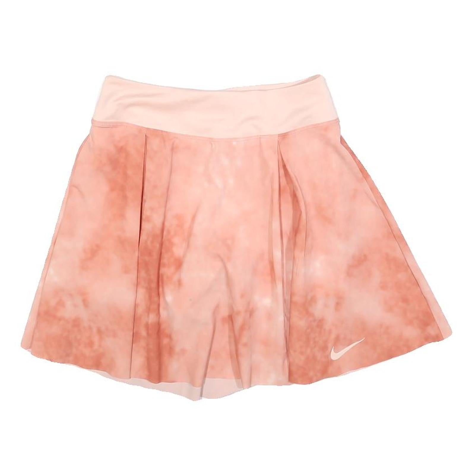 NIKE Womens Pink & Coral Skater Short Polyester Blend Skirt XS Sportswear Active