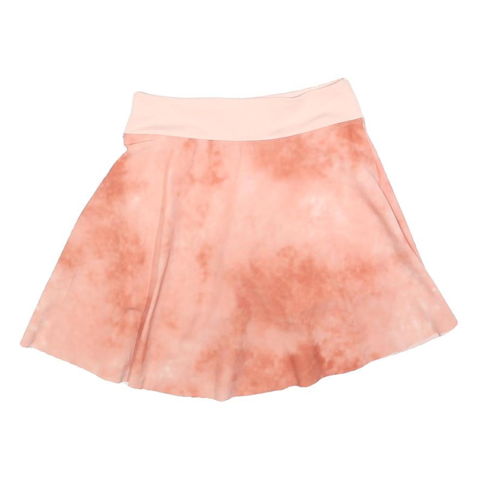 NIKE Womens Pink & Coral Skater Short Polyester Blend Skirt XS Sportswear Active