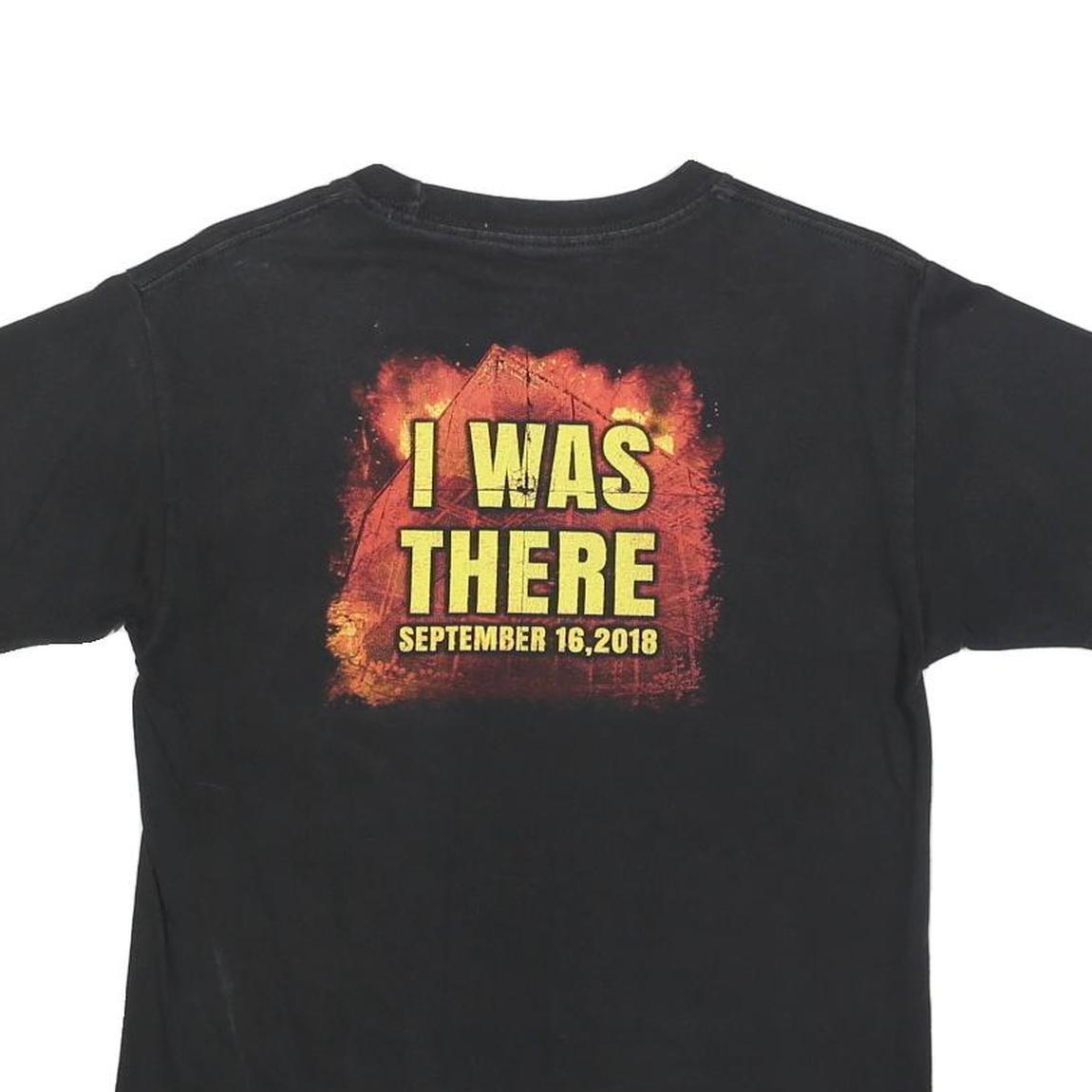 WWE Mens Black Hell In A Cell Graphic T-Shirt S Short Sleeve Crew Neck