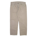 LEVI'S 505 Mens Trousers Beige Regular Straight W38 L30