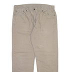 LEVI'S 505 Mens Trousers Beige Regular Straight W38 L30