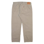 LEVI'S 505 Mens Trousers Beige Regular Straight W38 L30