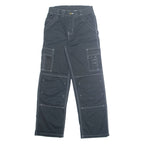 DICKIES Womens Trousers Black Regular Straight W26 L29