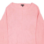 TALBOTS Womens Jumper Pink Tight Knit S